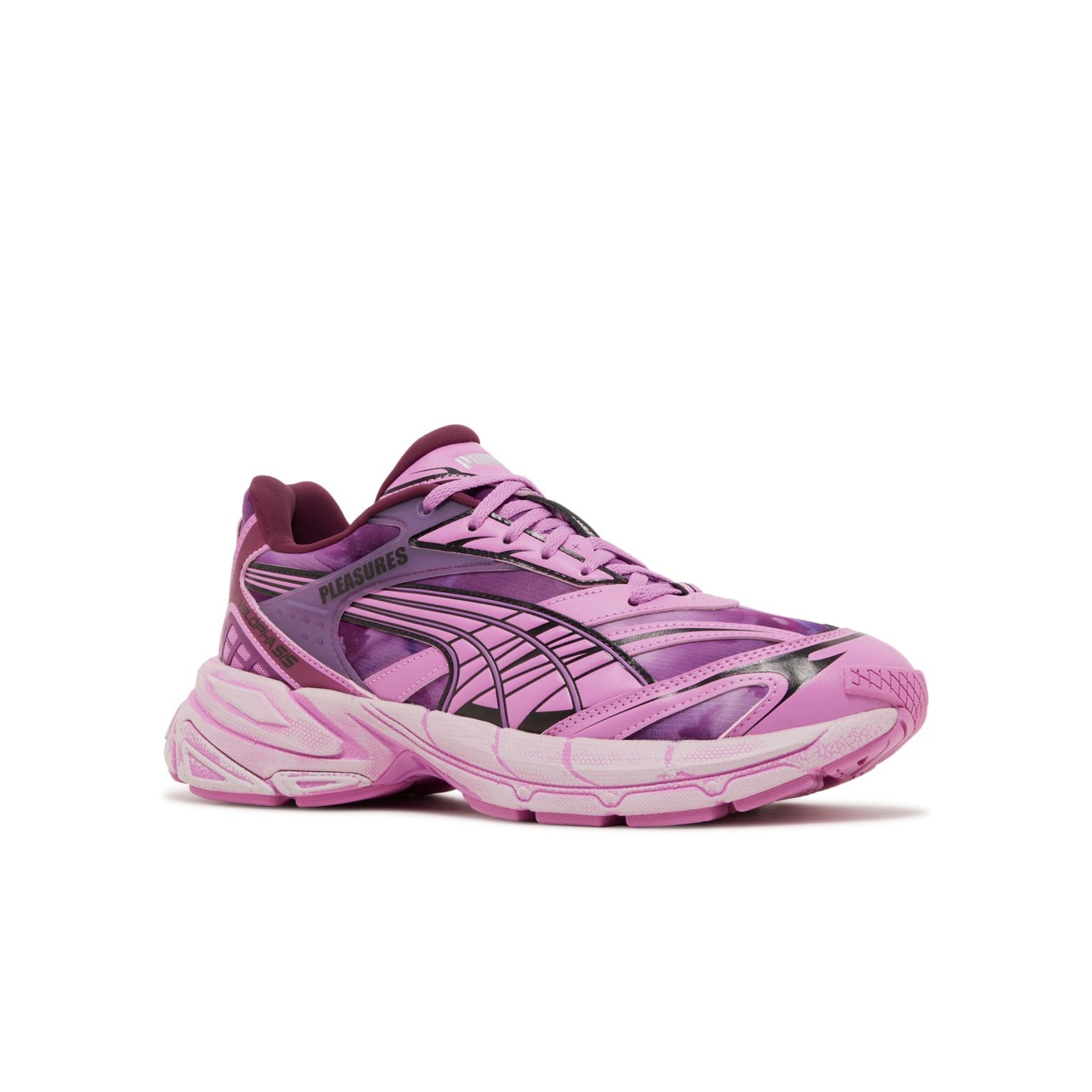 Puma Sneaker Velophasis Overdyed Pleasures Purple/Fucshia Black-White